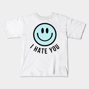 I hate you emoji Kids T-Shirt